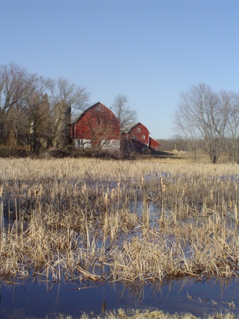 Barn Near Floodplain